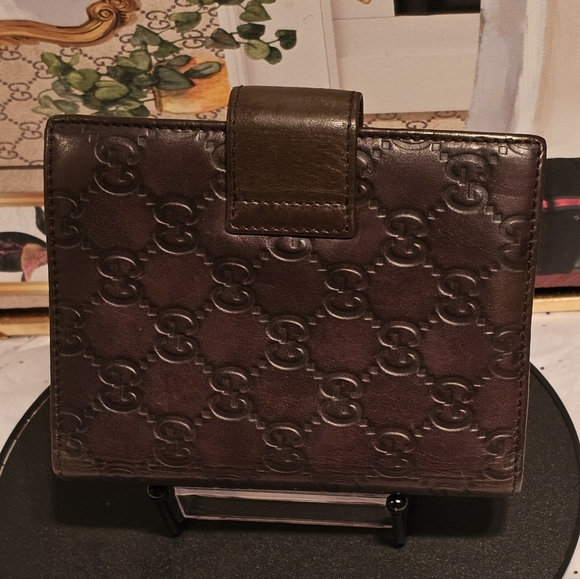 Gucci Guccissima Leather Agenda Notebook/ Passport Holder - Picture 8 of 11